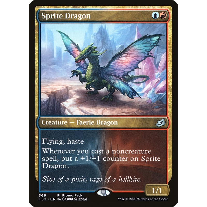 Sprite Dragon (Promo Pack) [Ikoria: Lair of Behemoths Promos]