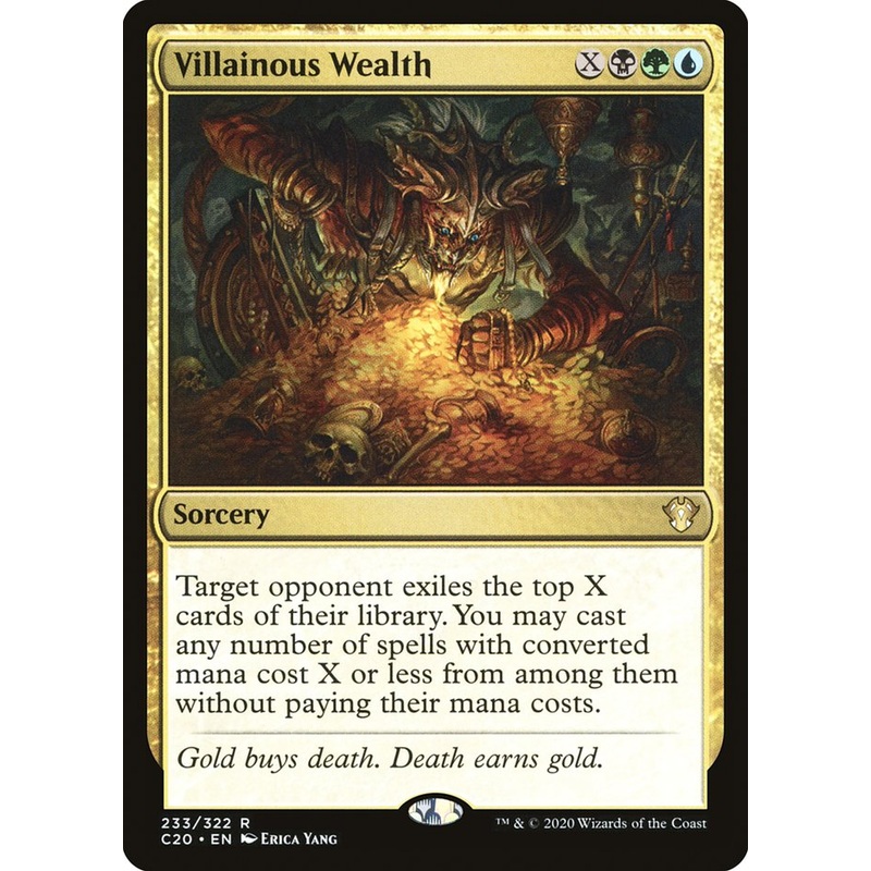 Villainous Wealth [Commander 2020]