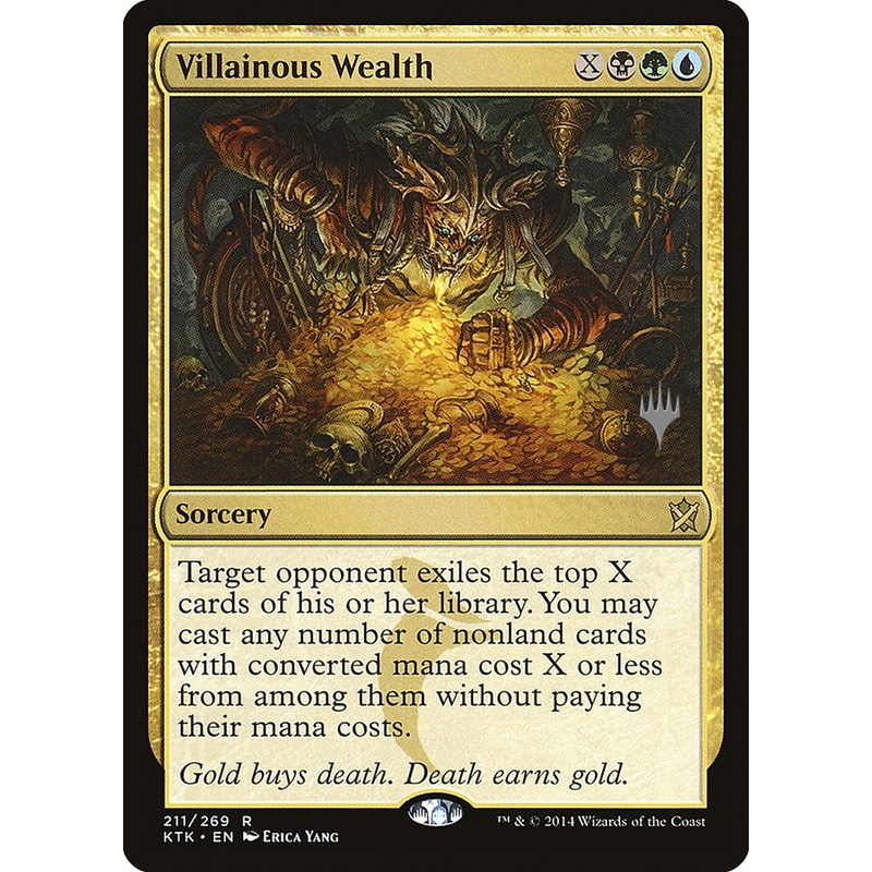 Villainous Wealth (Promo Pack) [Khans of Tarkir Promos]