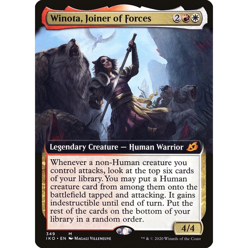 Winota, Joiner of Forces (Extended Art) [Ikoria: Lair of Behemoths]