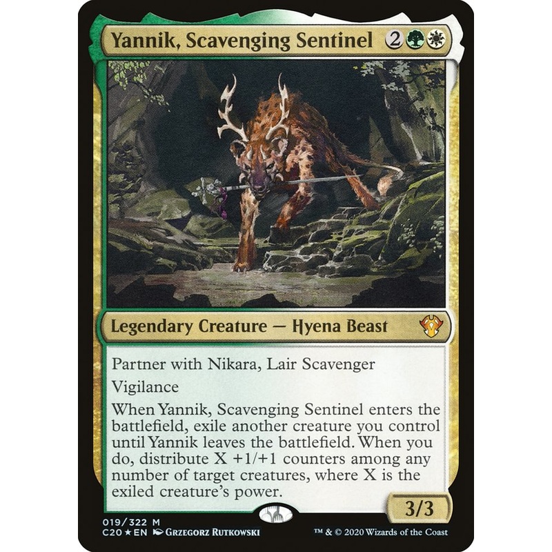 Yannik, Scavenging Sentinel [Commander 2020]