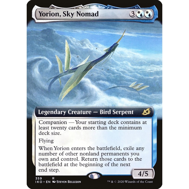 Yorion, Sky Nomad (Extended Art) [Ikoria: Lair of Behemoths]