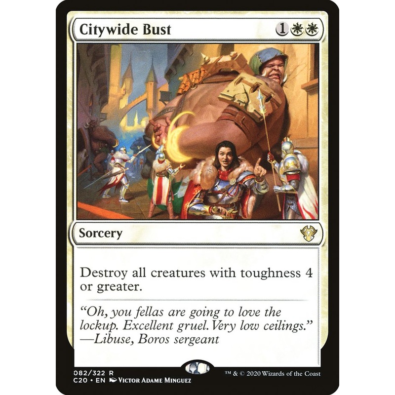 Citywide Bust [Commander 2020]