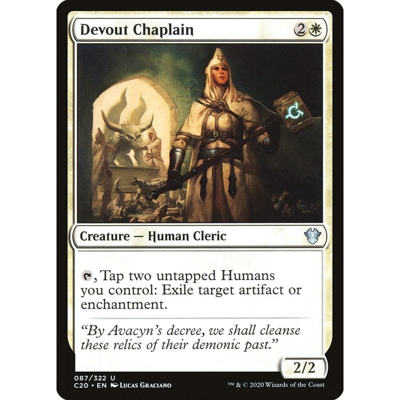 Devout Chaplain [Commander 2020]