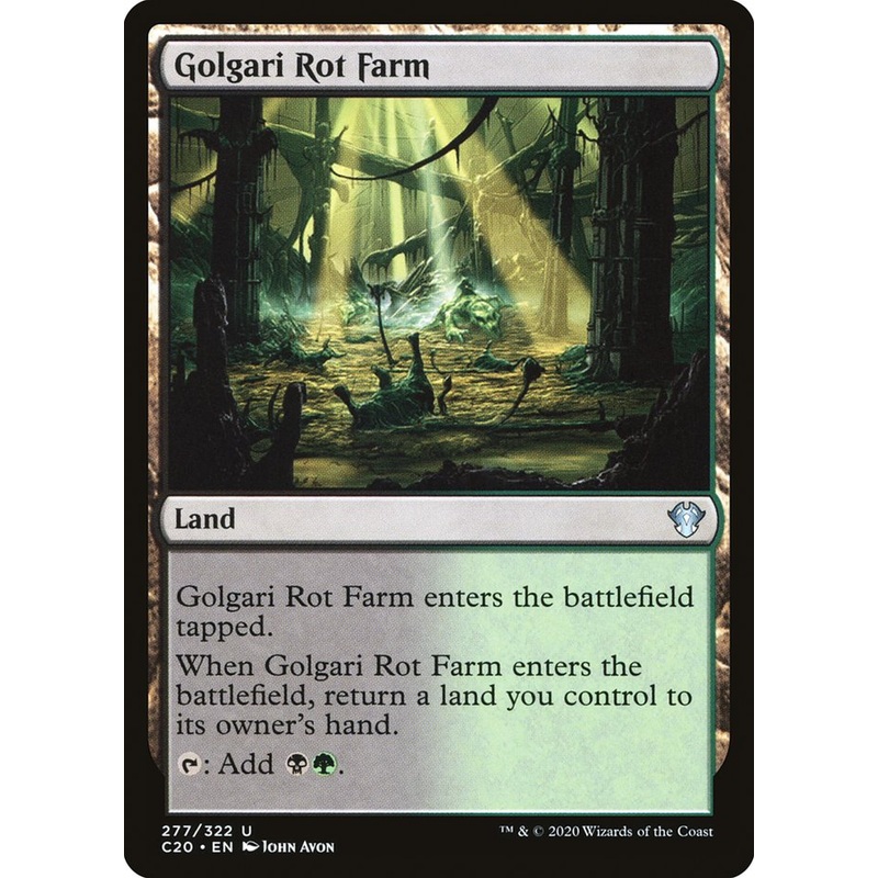 Golgari Rot Farm [Commander 2020]
