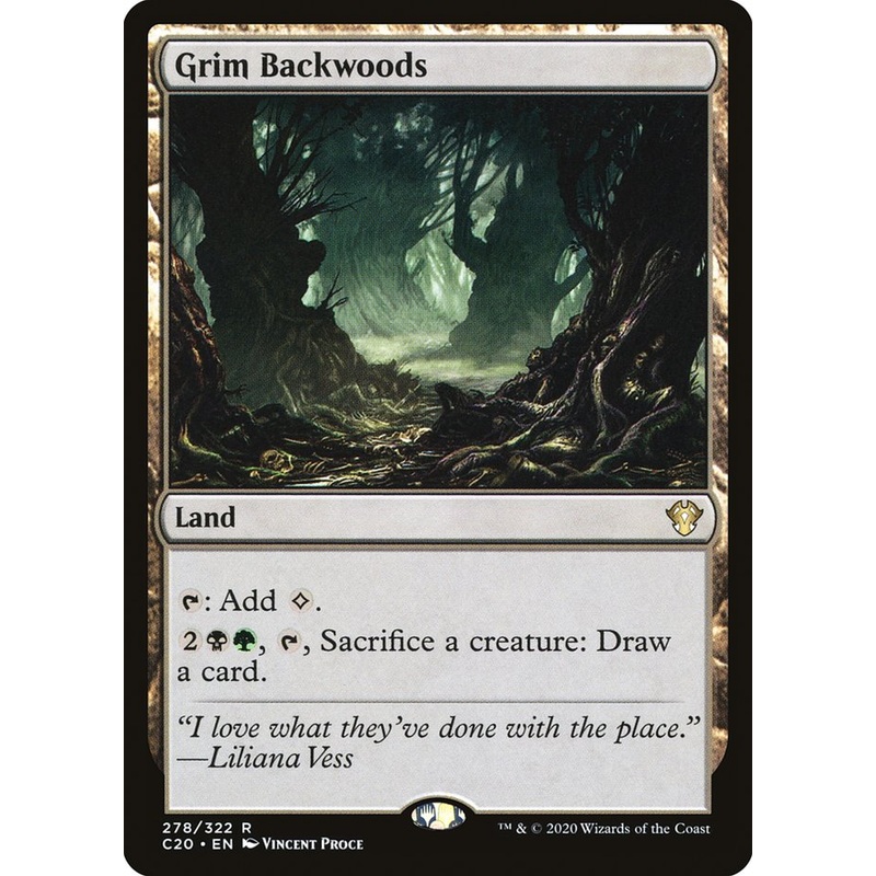 Grim Backwoods [Commander 2020]