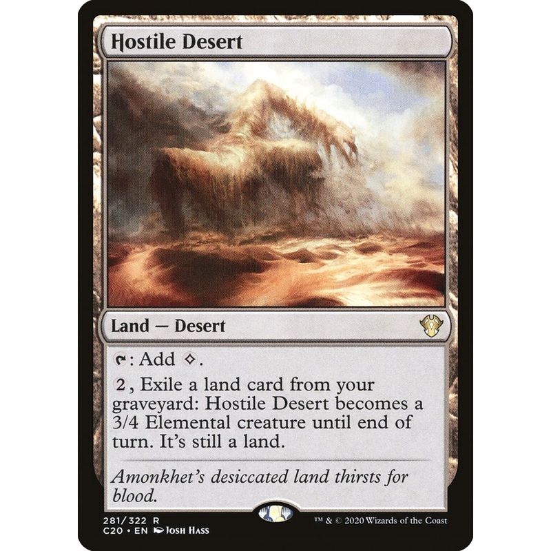 Hostile Desert [Commander 2020]