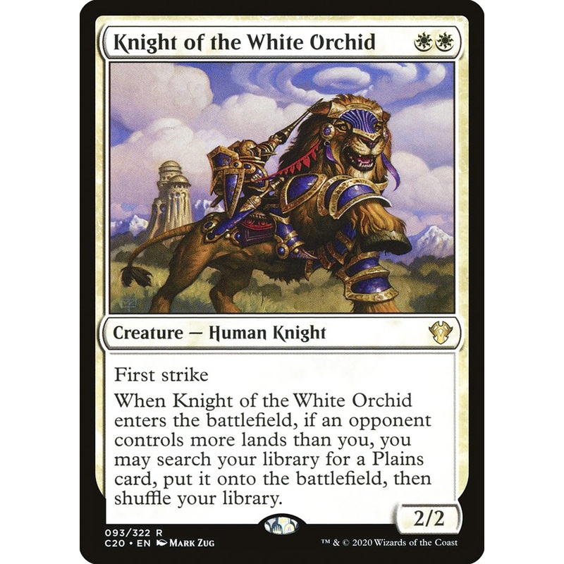 Knight of the White Orchid [Commander 2020]