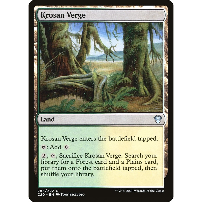 Krosan Verge [Commander 2020]