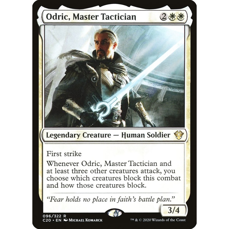 Odric, Master Tactician [Commander 2020]