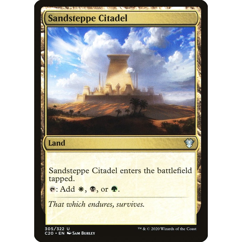 Sandsteppe Citadel [Commander 2020]