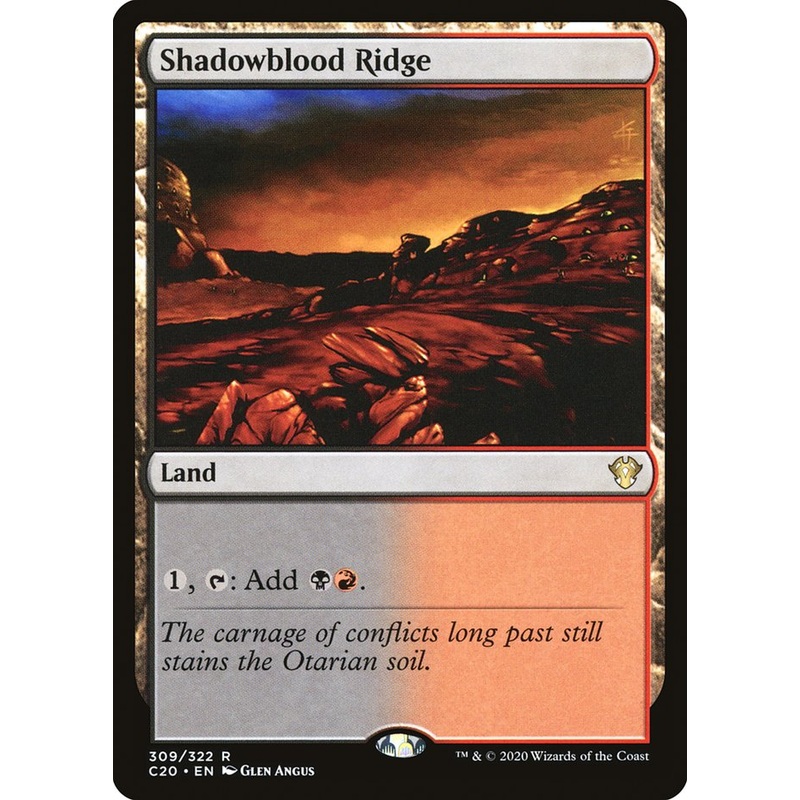 Shadowblood Ridge [Commander 2020]
