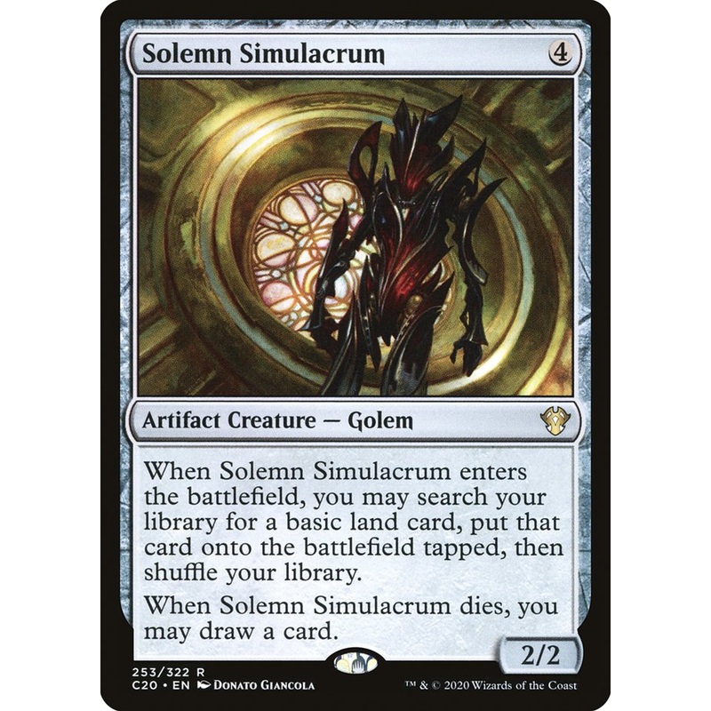 Solemn Simulacrum [Commander 2020]