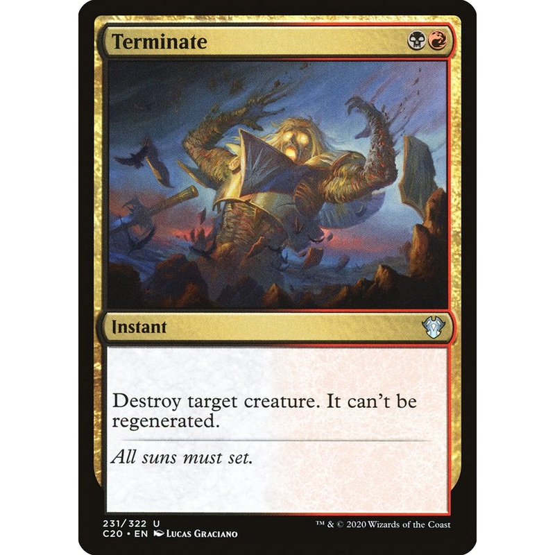 Terminate [Commander 2020]