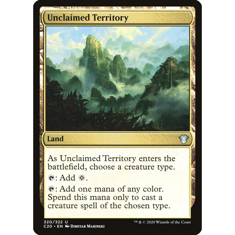 Unclaimed Territory [Commander 2020]