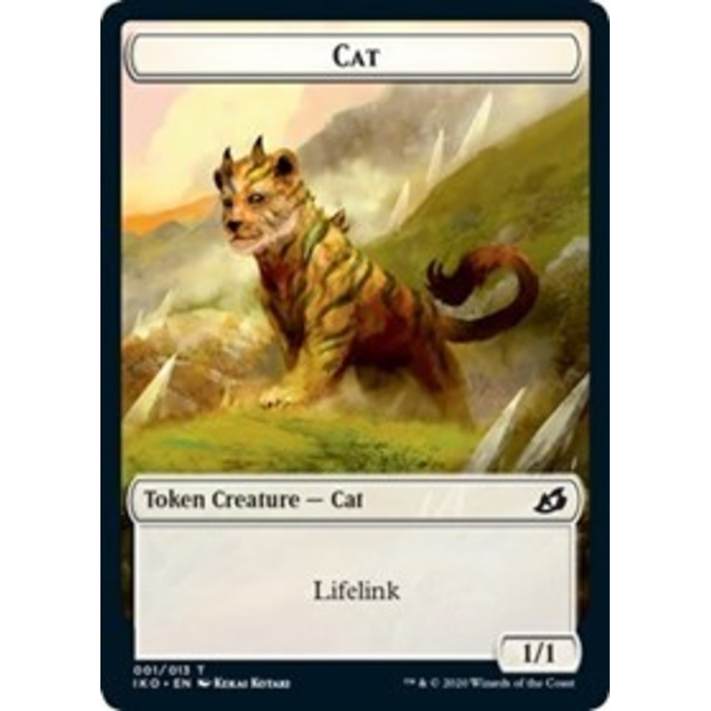 Cat // Human Soldier (003) Double-Sided Token [Ikoria: Lair of Behemoths Tokens]