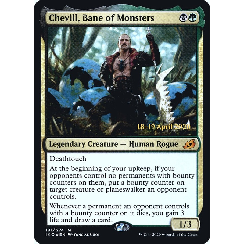 Chevill, Bane of Monsters [Ikoria: Lair of Behemoths Prerelease Promos]