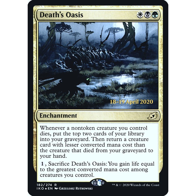Death's Oasis [Ikoria: Lair of Behemoths Prerelease Promos]