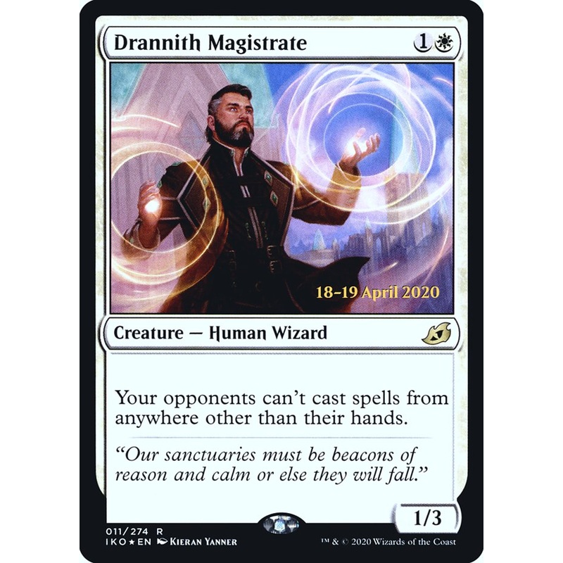Drannith Magistrate [Ikoria: Lair of Behemoths Prerelease Promos]