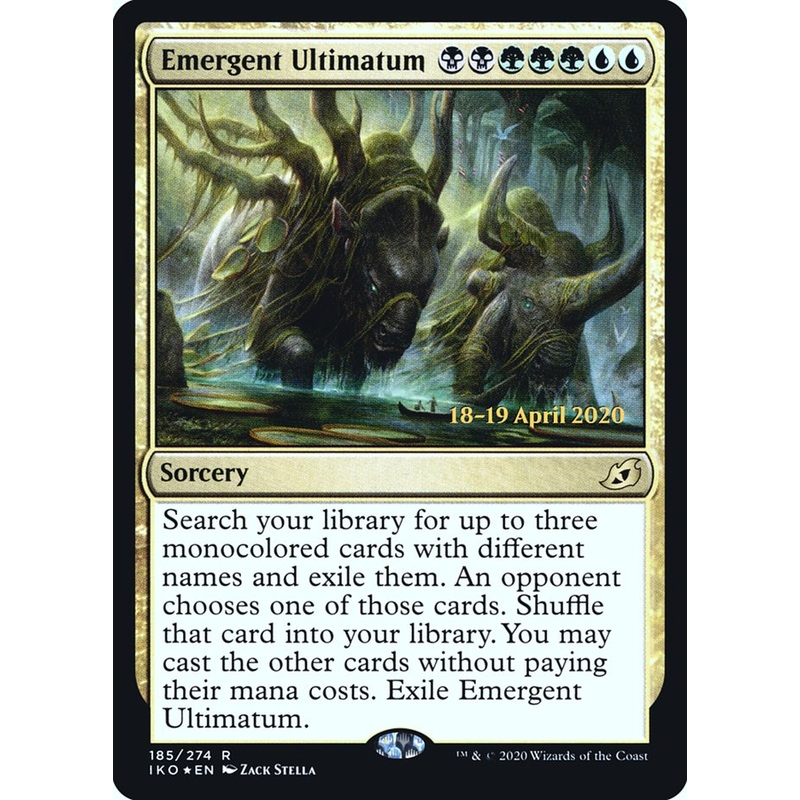 Emergent Ultimatum [Ikoria: Lair of Behemoths Prerelease Promos]