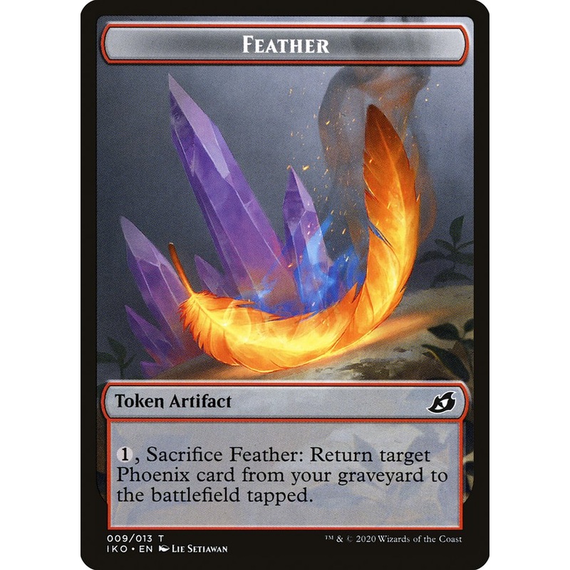 Feather Token [Ikoria: Lair of Behemoths Tokens]