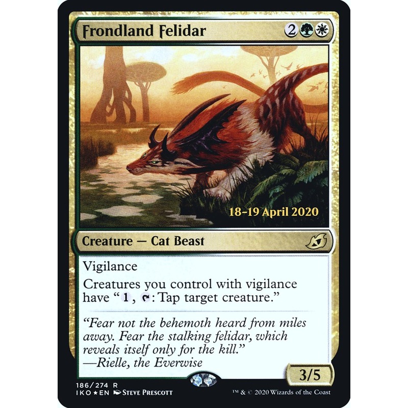 Frondland Felidar [Ikoria: Lair of Behemoths Prerelease Promos]