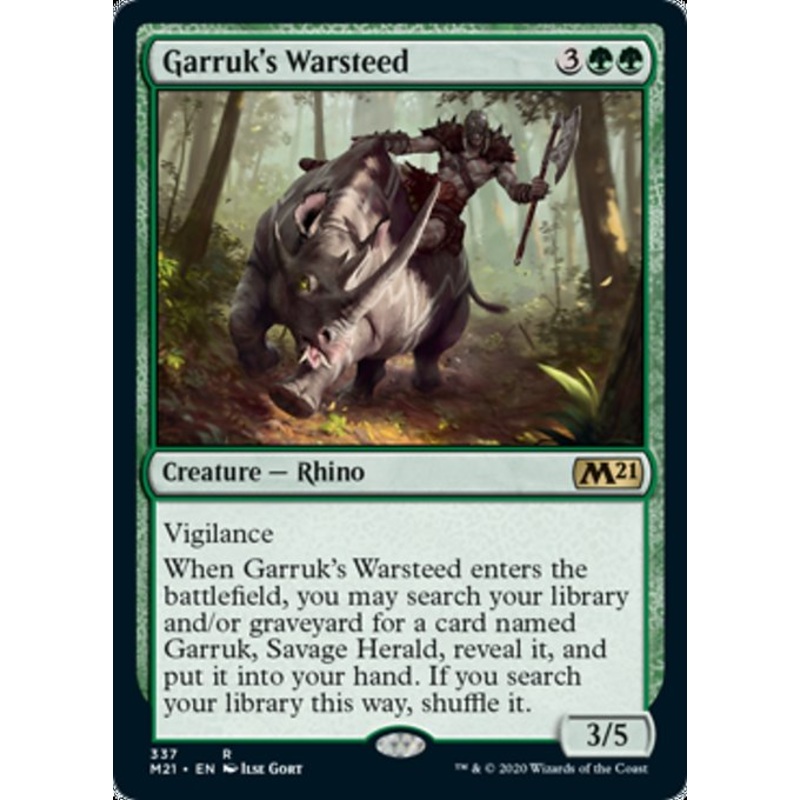 Garruk's Warsteed [Core Set 2021]