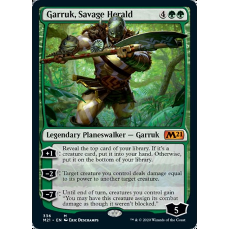 Garruk, Savage Herald [Core Set 2021]
