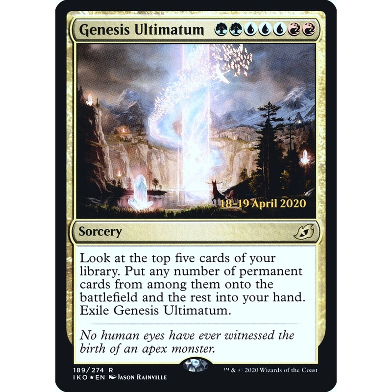 Genesis Ultimatum [Ikoria: Lair of Behemoths Prerelease Promos]