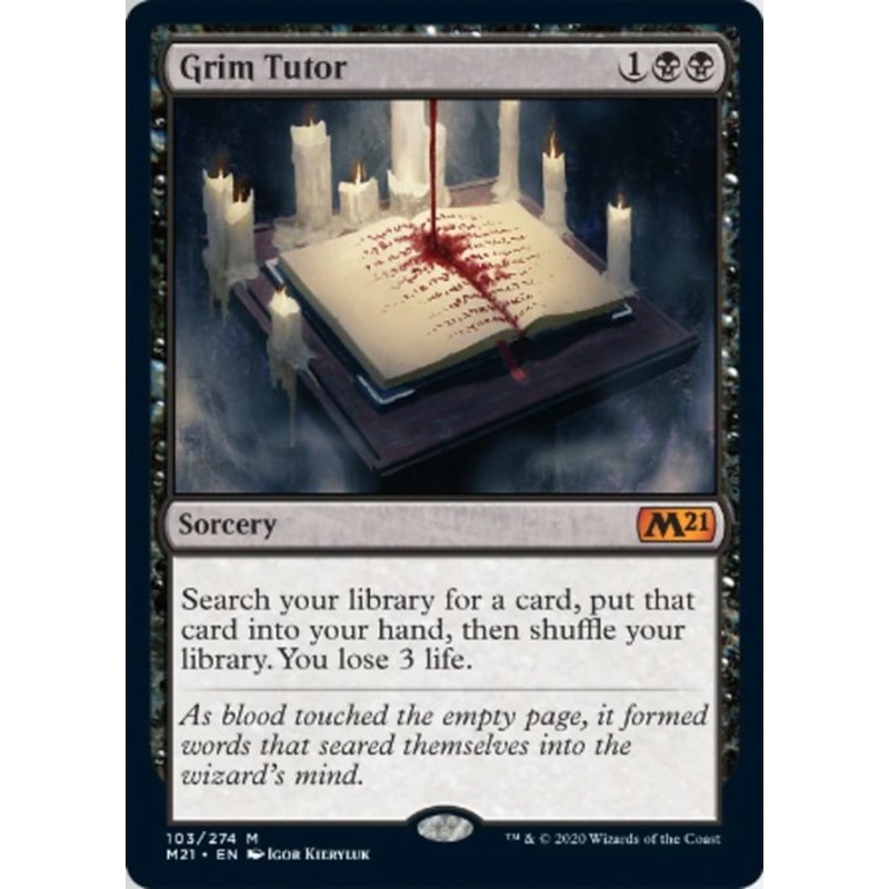 Grim Tutor [Core Set 2021]