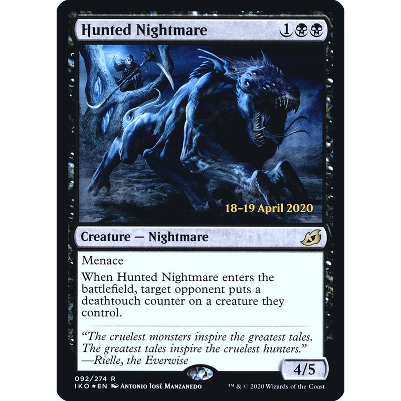 Hunted Nightmare [Ikoria: Lair of Behemoths Prerelease Promos]