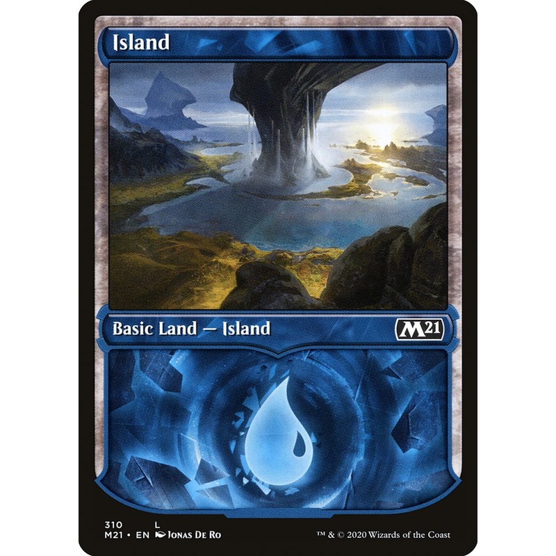 Island (310) (Showcase) [Core Set 2021]