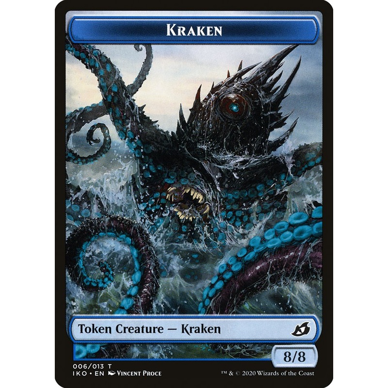 Kraken Token [Ikoria: Lair of Behemoths Tokens]