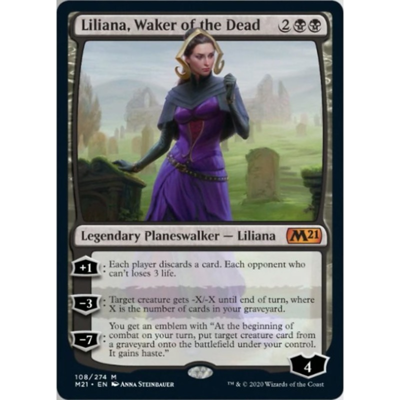 Liliana, Waker of the Dead [Core Set 2021]