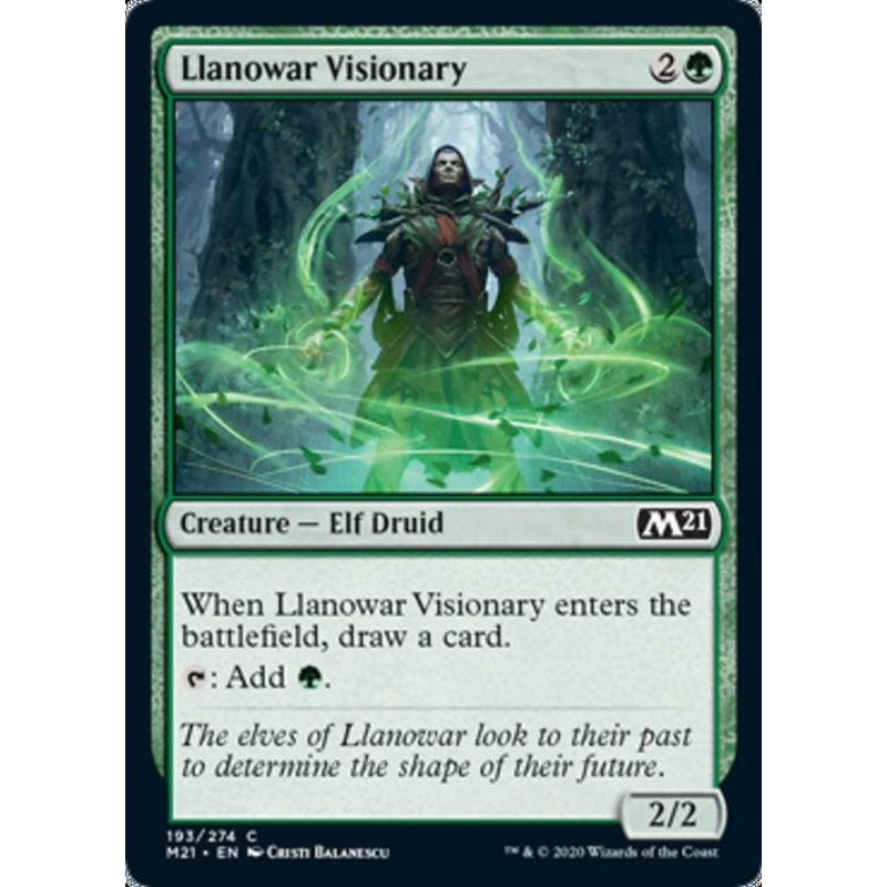 Llanowar Visionary [Core Set 2021]