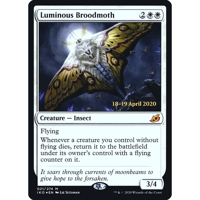 Luminous Broodmoth [Ikoria: Lair of Behemoths Prerelease Promos]