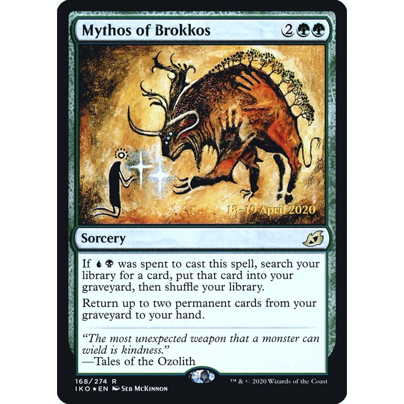 Mythos of Brokkos [Ikoria: Lair of Behemoths Prerelease Promos]