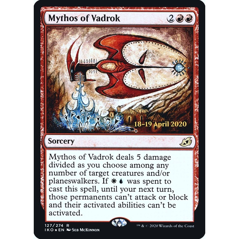 Mythos of Vadrok [Ikoria: Lair of Behemoths Prerelease Promos]