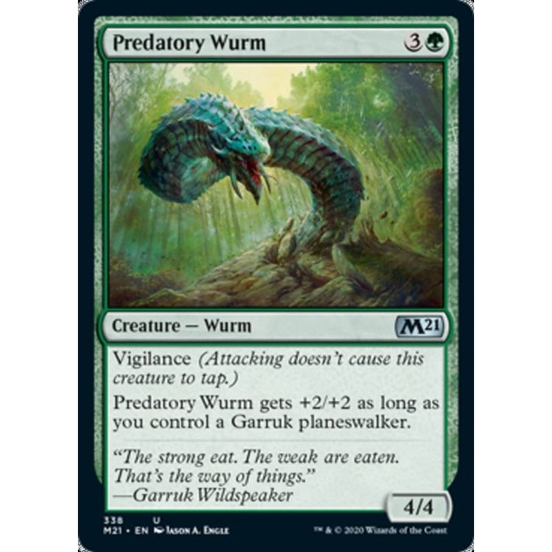 Predatory Wurm [Core Set 2021]