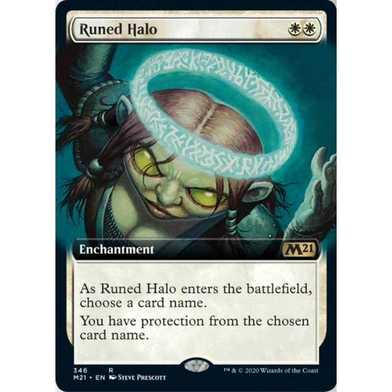 Runed Halo (Extended Art) [Core Set 2021]