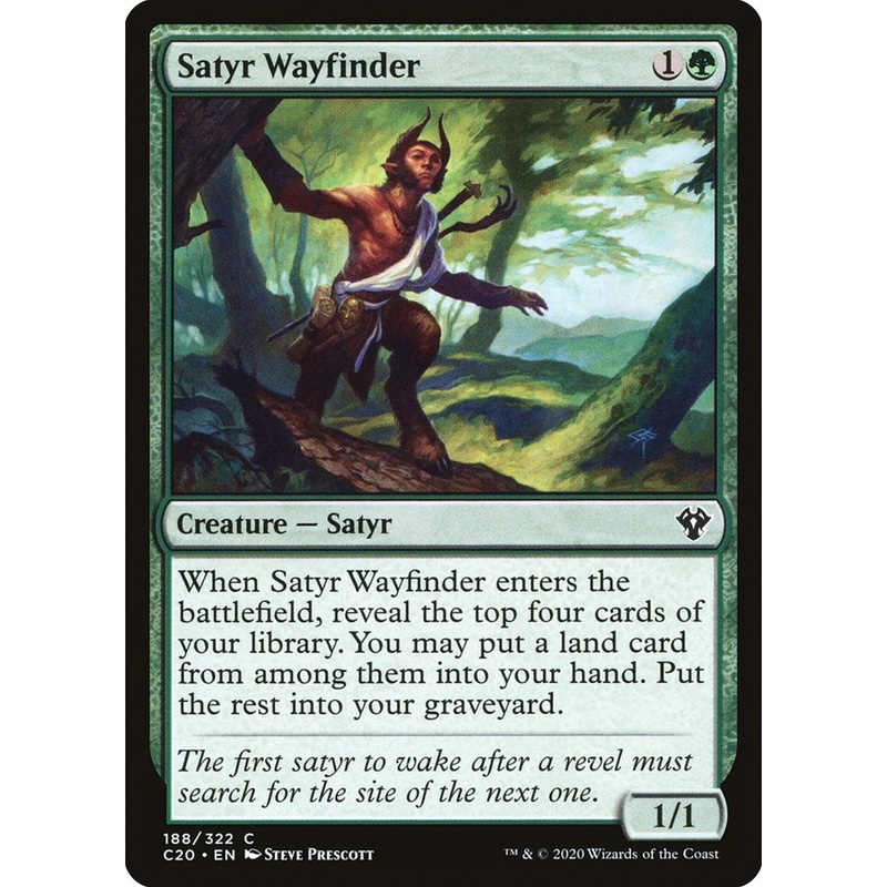 Satyr Wayfinder [Commander 2020]