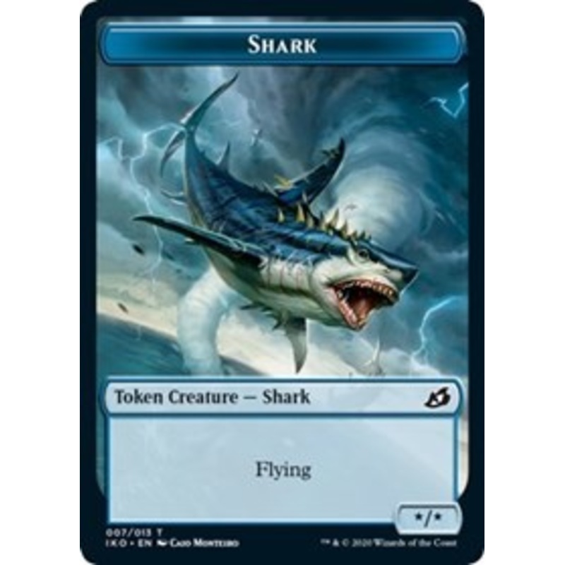 Shark // Human Soldier (005) Double-Sided Token [Ikoria: Lair of Behemoths Tokens]