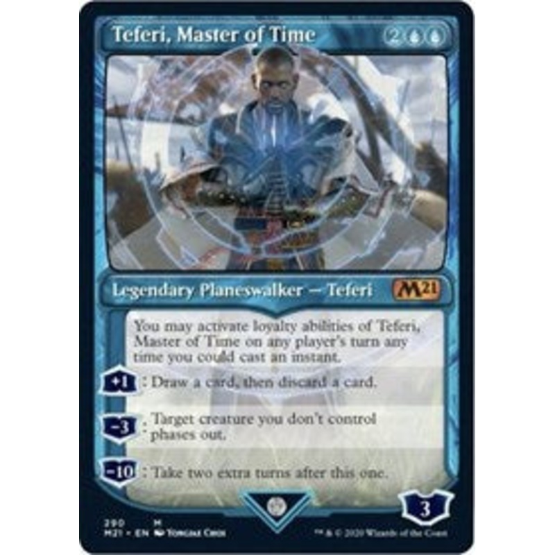 Teferi, Master of Time (Showcase) (290) [Core Set 2021]