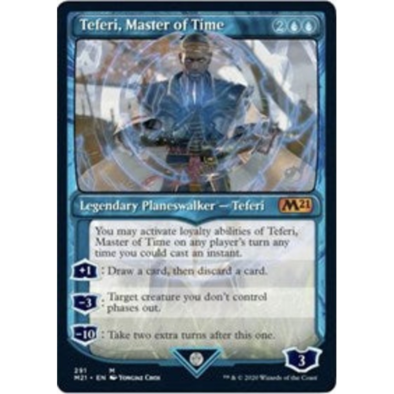 Teferi, Master of Time (Showcase) (291) [Core Set 2021]
