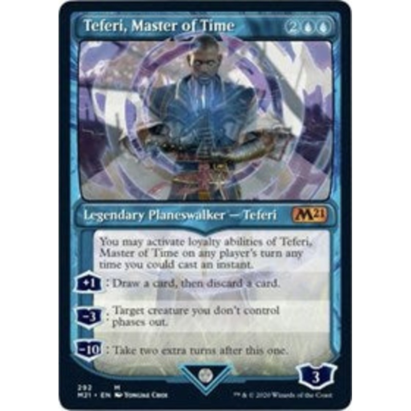 Teferi, Master of Time (Showcase) (292) [Core Set 2021]