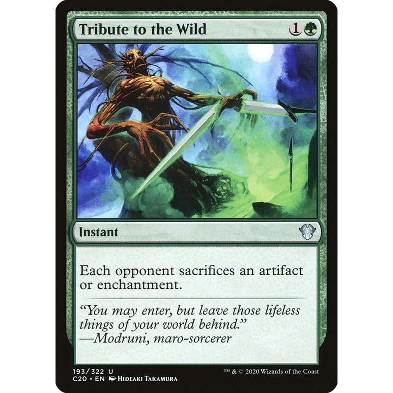 Tribute to the Wild [Commander 2020]