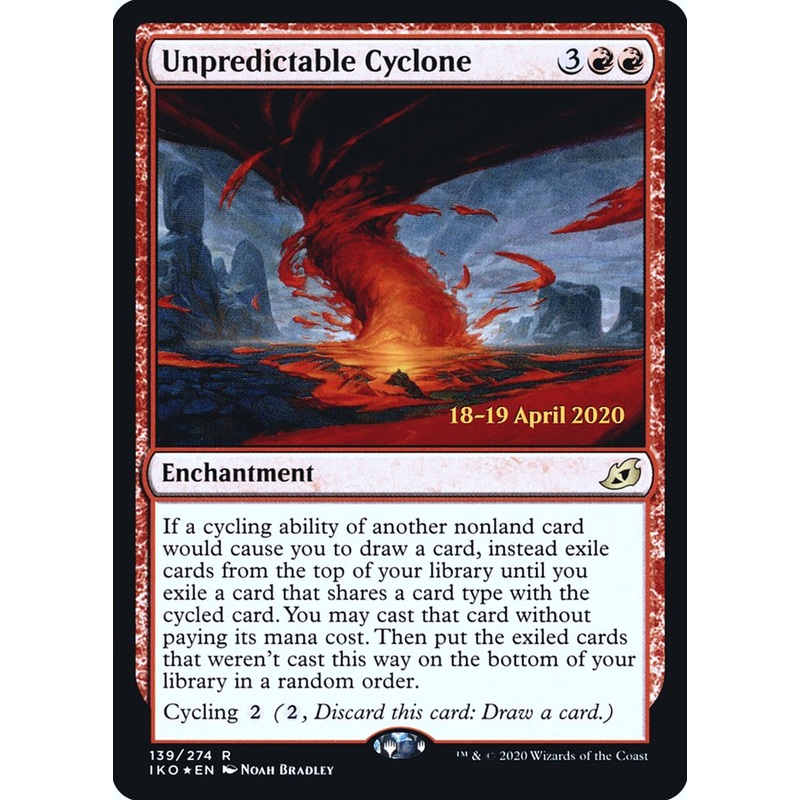 Unpredictable Cyclone [Ikoria: Lair of Behemoths Prerelease Promos]