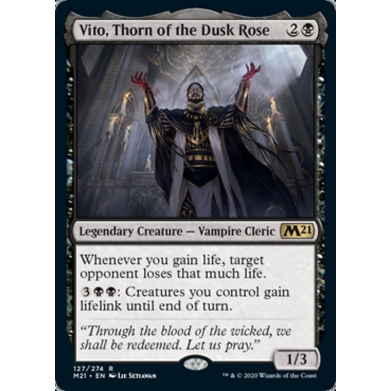 Vito, Thorn of the Dusk Rose [Core Set 2021]