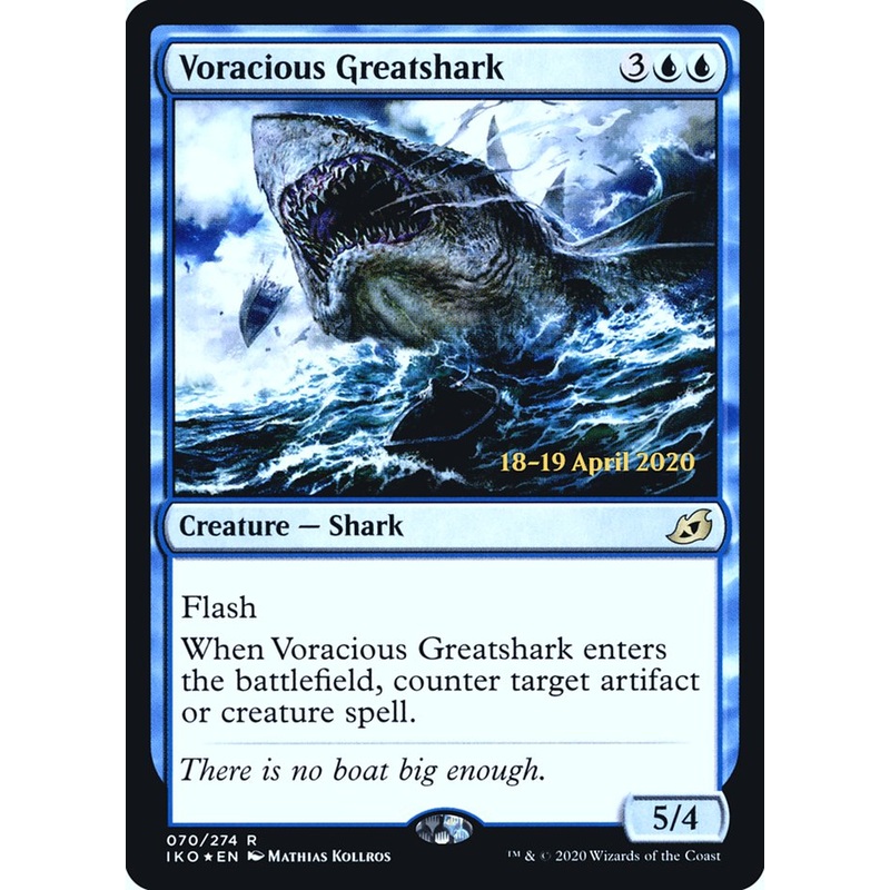 Voracious Greatshark [Ikoria: Lair of Behemoths Prerelease Promos]