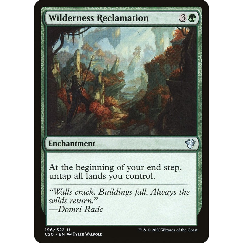 Wilderness Reclamation [Commander 2020]